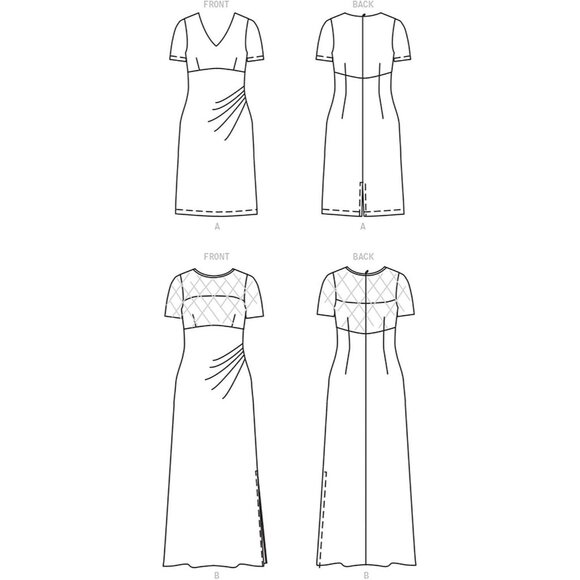 Butterick Sewing Pattern 6783 Womens Dress Size 26W-32W - Picture 2 of 3